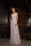 Elegant A-Line Sweetheart Spaghetti Straps Glitter Long Evening Dress