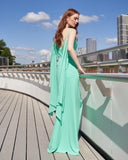 Sexy Backless Spaghetti Straps Mermaid Long Evening Dress