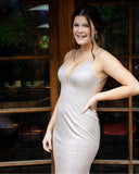 Mermaid Glitter Long Homecoming Dress Sexy Backless Sweetheart Prom Dress