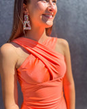 Simple High Slit Mermaid Long Homecoming Dress Sexy Backless Prom Dress