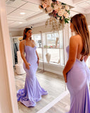 Halter Sweetheart Mermaid Long Prom Dress Sexy Backless Evening Dress