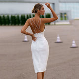Short Sweetheart Spaghetti Straps Split Mermaid Satin Bridal Gown