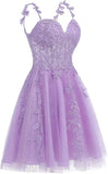 Lace Appliques Short Homecoming Dress Sweetheart Mini Prom Dress