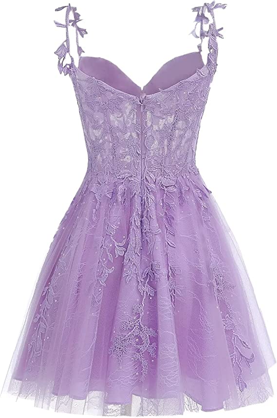 sachin and babi light blue dress Sparkly Lavender Short Homecoming Dress Lace Party Dresses – jkprom