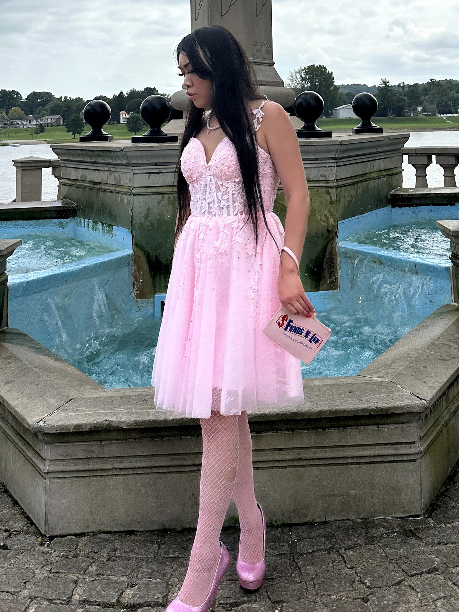 short mini prom dress Sparkly Detachable Sleeve Homecoming Dress, Short Prom Dresses Mini Pr cherishgirls