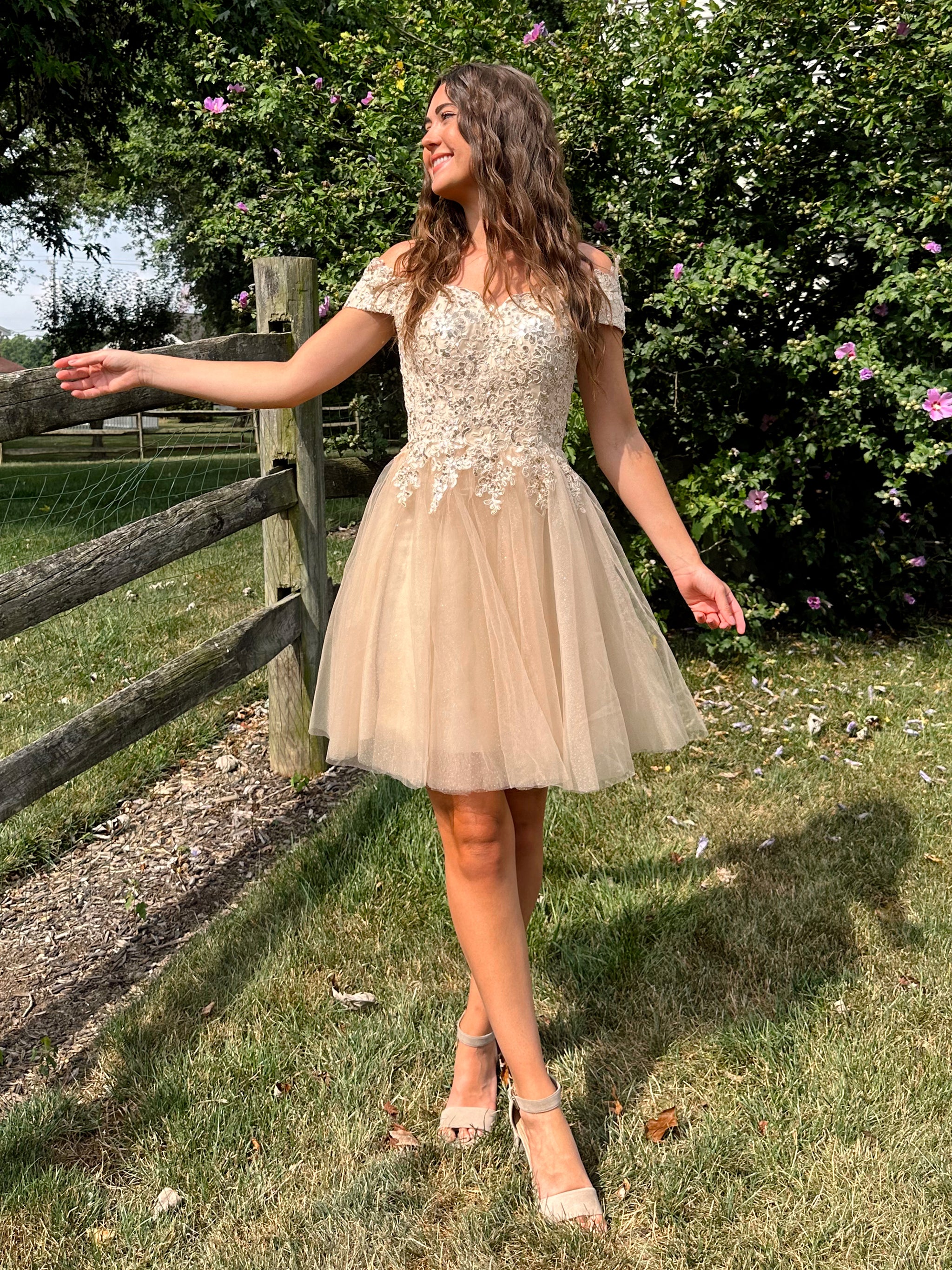 are homecoming dresses short Elegant Lace Appliques Beaded Homecoming Dresses Short main image 0