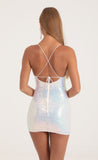 Mermaid Sequined Homecoming Dress Backless Mini Prom Dress